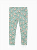 Confiture Leggings Jersey Leggings in Pale Green Bunny