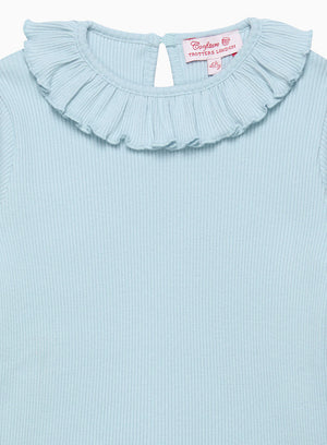 Confiture Top Grace Willow Jersey Top in Pale Blue