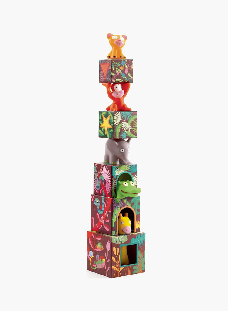 Djeco Toy Djeco Stacking Cubes and Animals