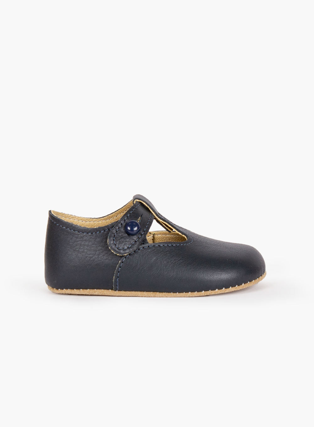 Early Days Alex Leather Pre Walkers in Navy Trotters Childrenswear