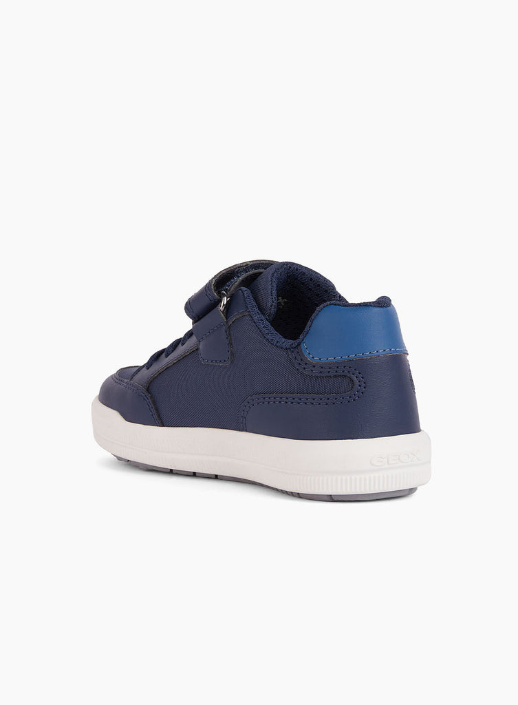 Geox Arzach Junior Trainers In Navy | Trotters London