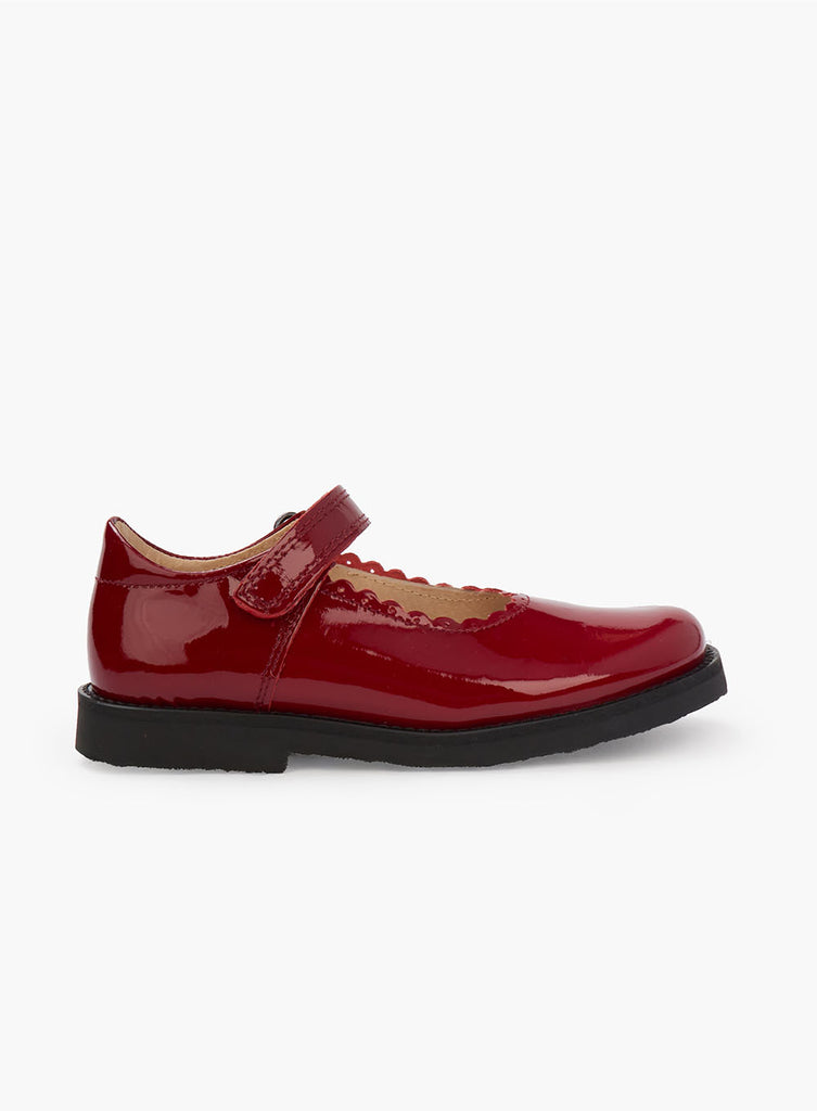 Hampton Classics School Shoes Hampton Classics Etta Party Shoes in Burgundy Patent