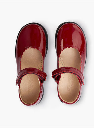 Hampton Classics School Shoes Hampton Classics Etta Party Shoes in Burgundy Patent