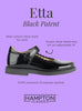 Hampton Classics School Shoes Hampton Classics Etta School Shoes in Black Patent