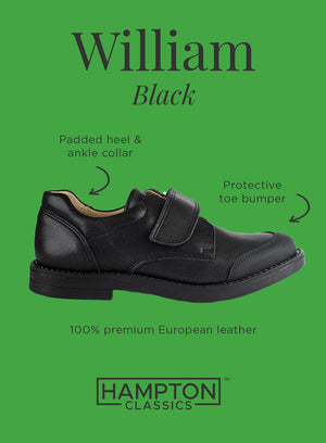 Hampton Classics School Shoes Hampton Classics William School Shoes in Black