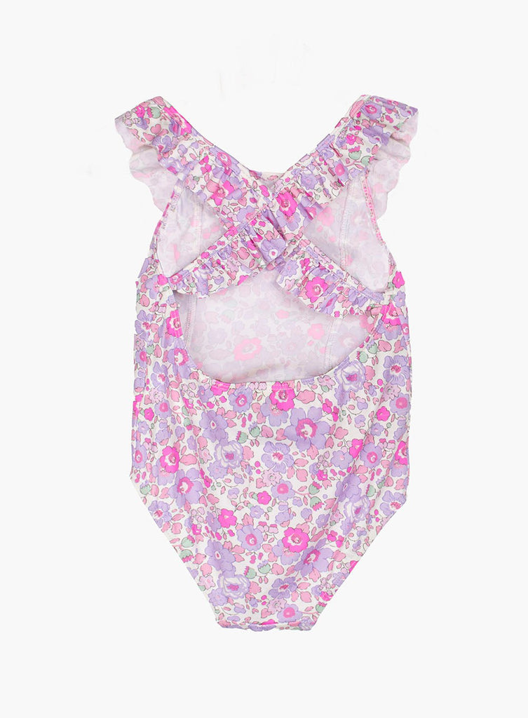 Girls Betsy Swimsuit Lilac Betsy | Trotters London