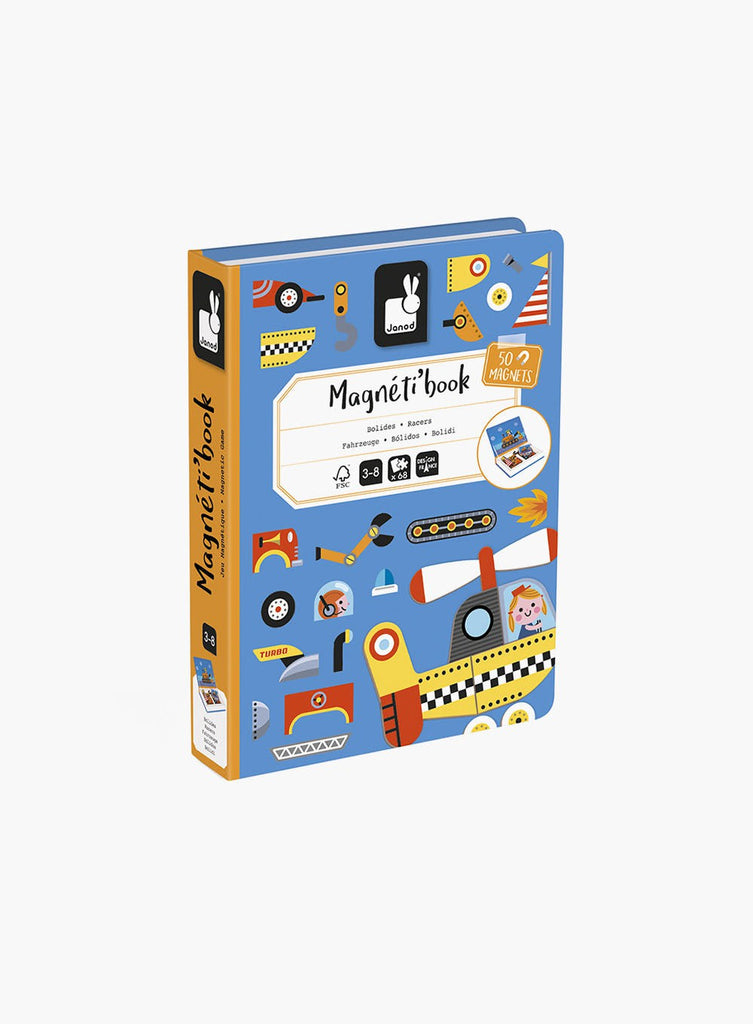 Janod Toy Racers Magneti'Book