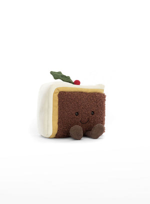 Jellycat Toy Jellycat Amuseable Slice of Christmas Cake