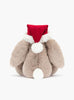 Jellycat Toy Jellycat Medium Bashful Christmas Bunny