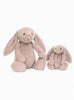 Jellycat Toy Rosa Luxe Jellycat Big Bashful Bunny