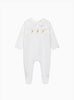 Lapinou All-in-One Baby Velour Dasher Smocked All-in-One