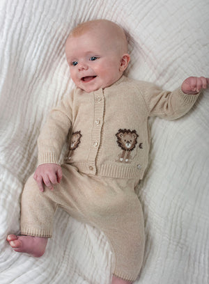 Lapinou Cardigan Baby Augustus Lion Cardigan