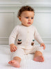 Lapinou Cardigan Baby Christmas Pudding Cardigan