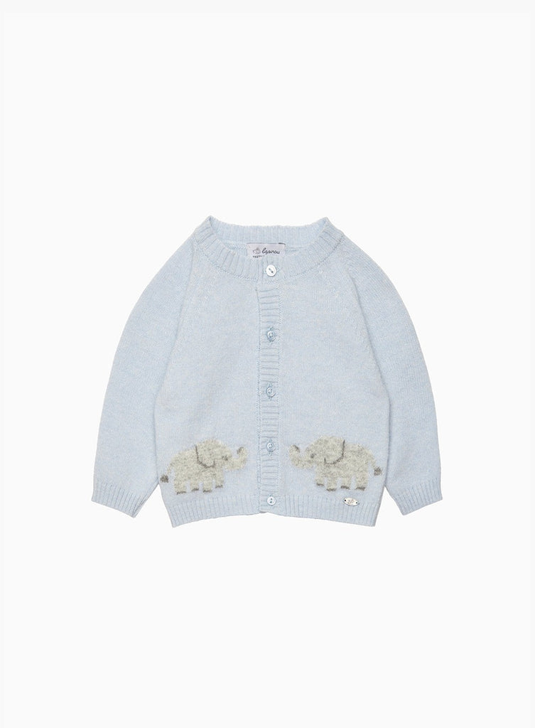 Lapinou Cardigan Baby Elephant Cardigan