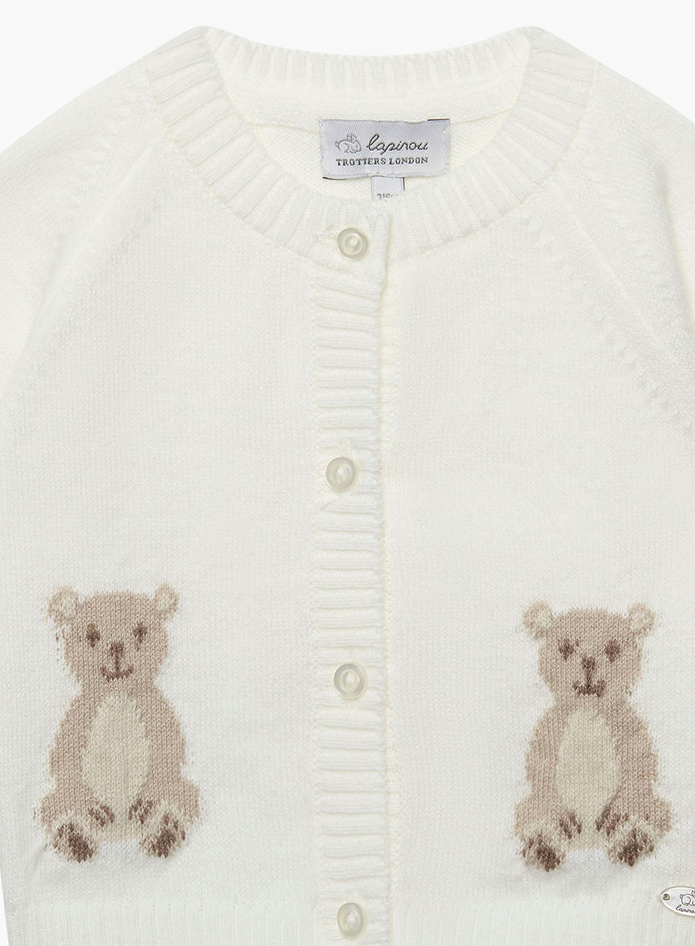 Cardigan Ours Tricoté Bébé & offers Enfant / Cardigan Bear for Babies and Kids Unisexe Handmade