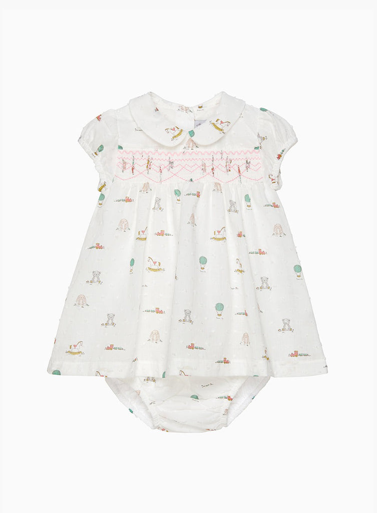 Lapinou Dress Baby Bunny & Friends Smocked Dress