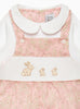 Lapinou Dungarees Baby Capel Bunny Smocked Dungarees