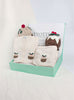 Lapinou/ Jellycat Gift Set Baby Christmas Pudding Knitted Gift Set