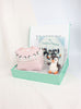 Lapinou/ Jellycat Gift Set Baby Pink Pip Penguin Knitted Gift Set