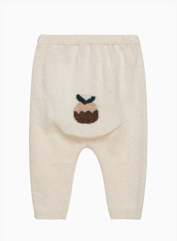 Lapinou Leggings Baby Christmas Pudding Leggings