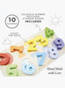 Le Toy Van Toy Le Toy Van Counting Wooden Numbers Shape Sorter