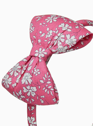 Lily Rose Alice Bands Big Bow Headband in Bright Pink Capel