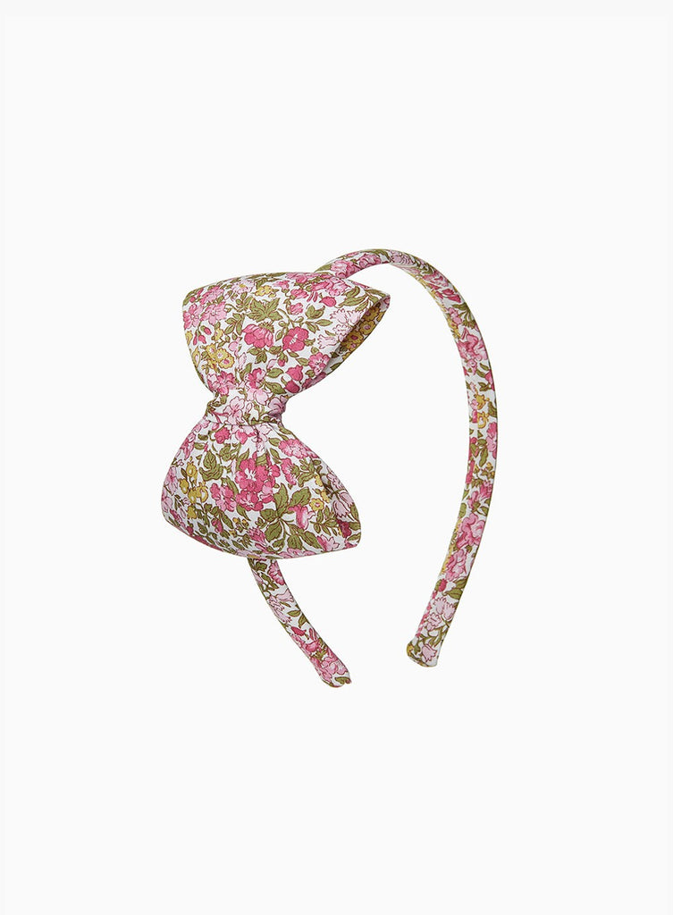 Lily Rose Alice Bands Big Bow Headband in Penny