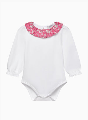 Lily Rose Body Baby Long Sleeved Willow Body in Bright Pink Capel