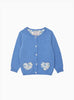 Lily Rose Cardigan Baby Floret Heart Cardigan