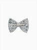 Lily Rose Clip Bow Hair Clip in Blue Floral