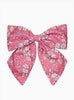 Lily Rose Clip Bow Hair Clip in Bright Pink Capel