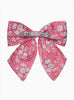 Lily Rose Clip Bow Hair Clip in Bright Pink Capel