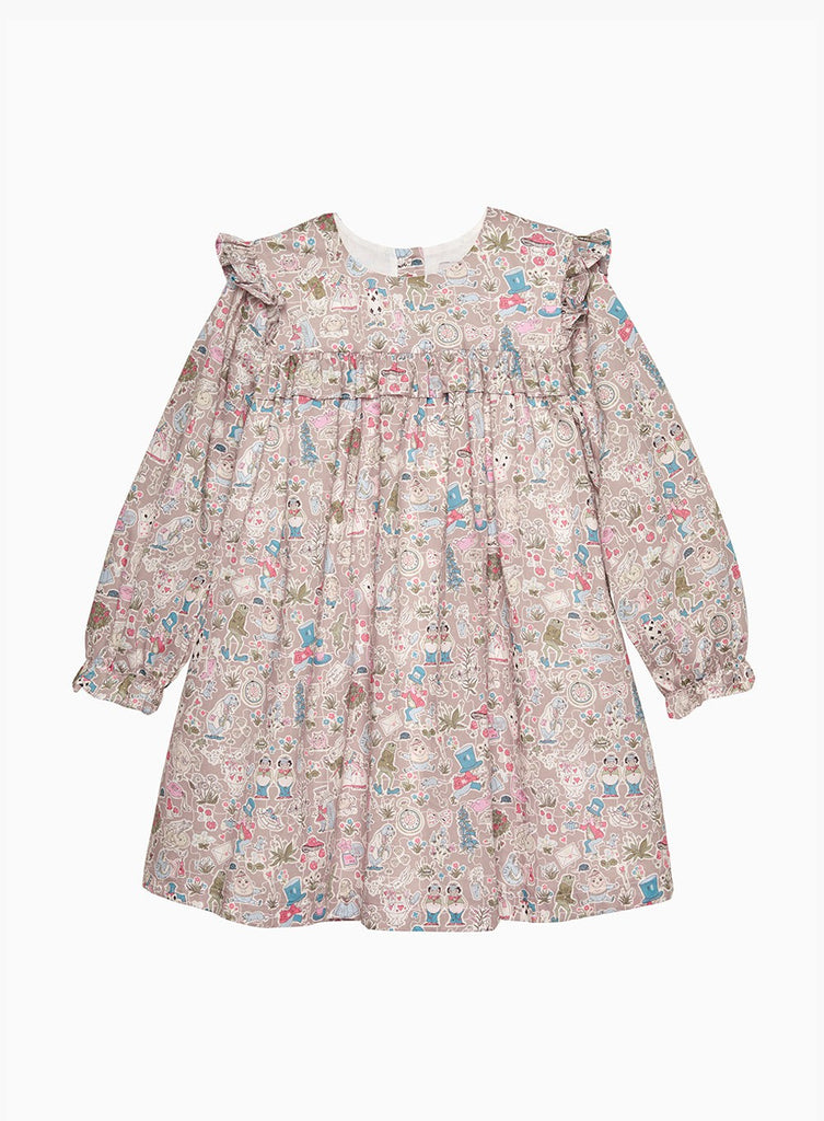 Girls Alice Ruffle Dress | Trotters London