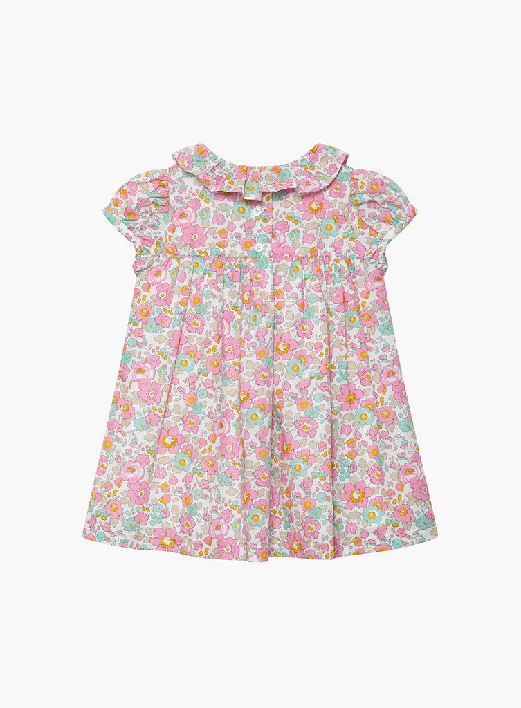 Lily Rose Baby Betsy Willow Dress Coral Betsy | Trotters London