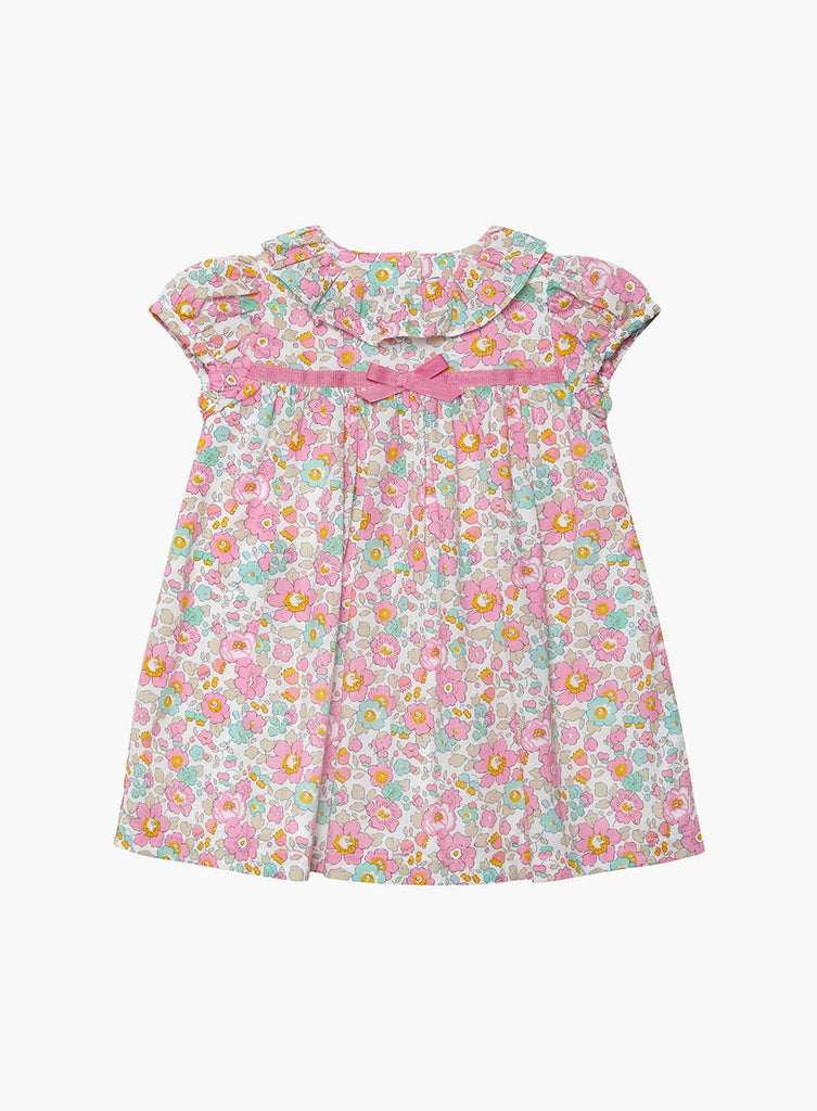 Lily Rose Baby Betsy Willow Dress Coral Betsy | Trotters London