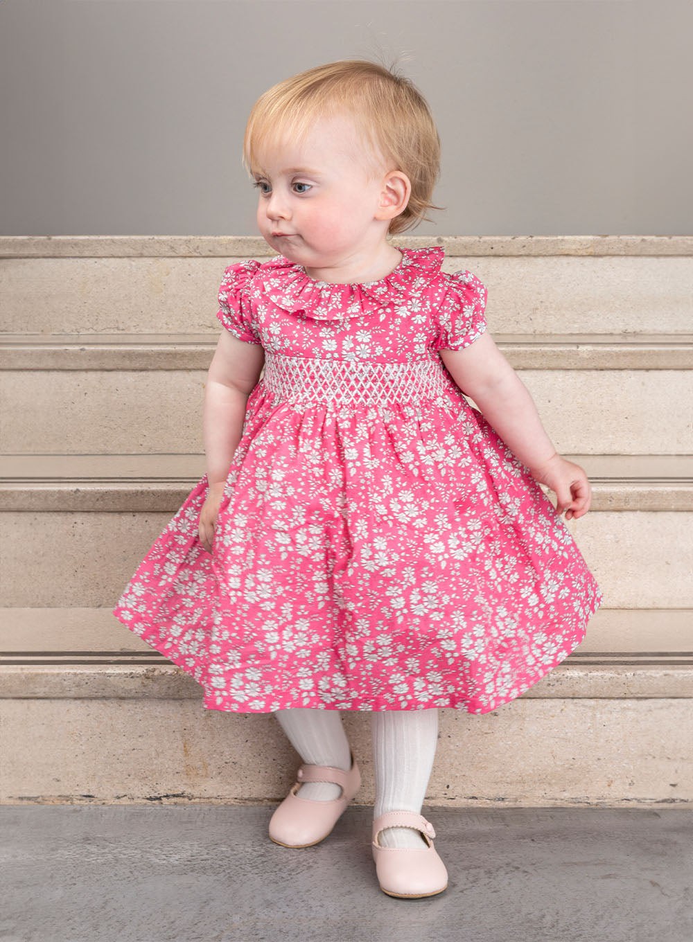 Pink party dress baby best sale