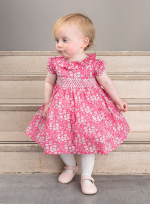 Lily Rose Dress Baby Capel Floral Smocked Party Dress