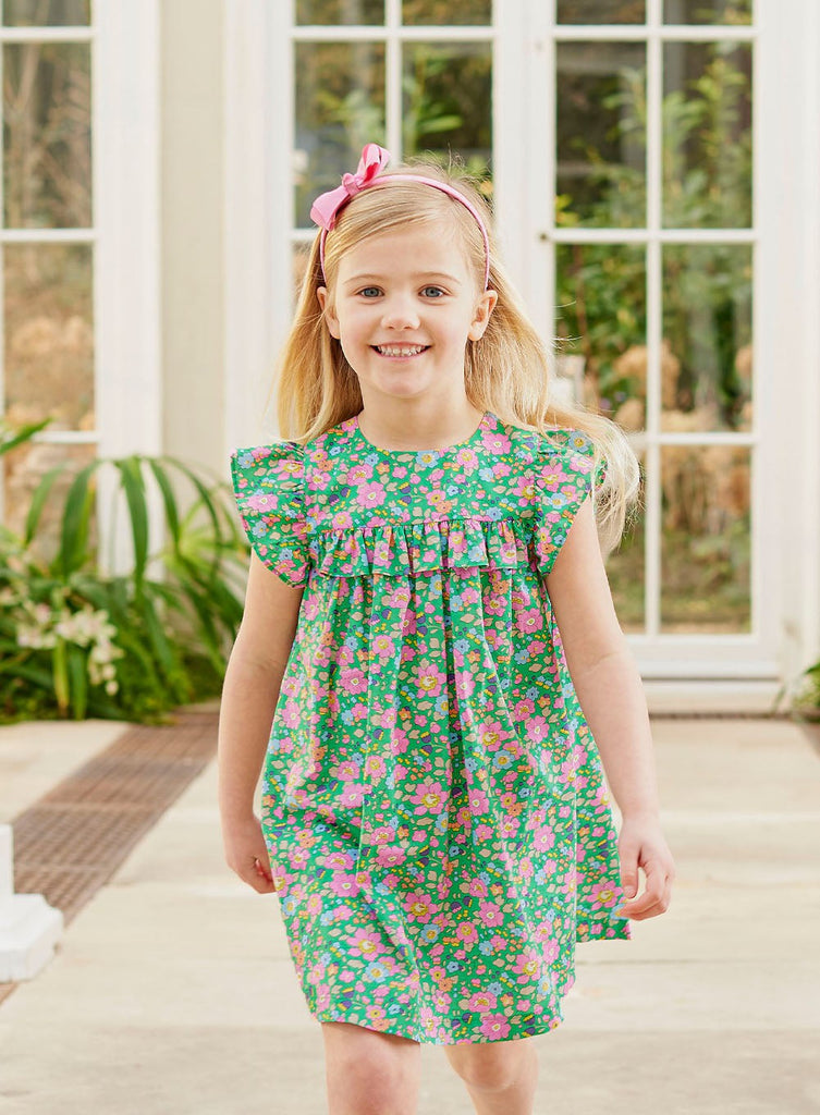 Girls Green Betsy Dress 