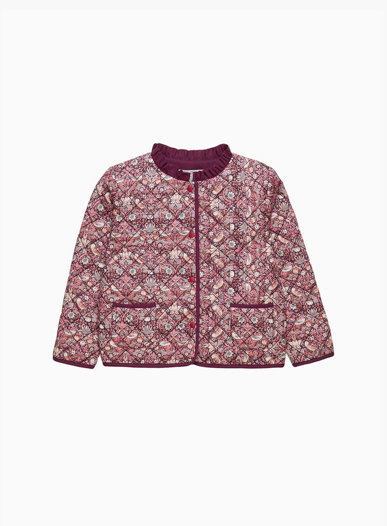 Lily Rose Jacket Quilted Strawberry Thief Jacket