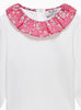 Lily Rose Top Willow Jersey Top in Bright Pink Capel