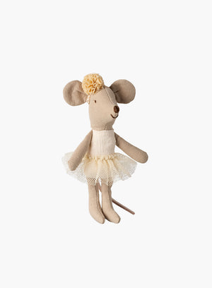 Maileg Toy Maileg Ballerina Mouse, Little Sister Off-White