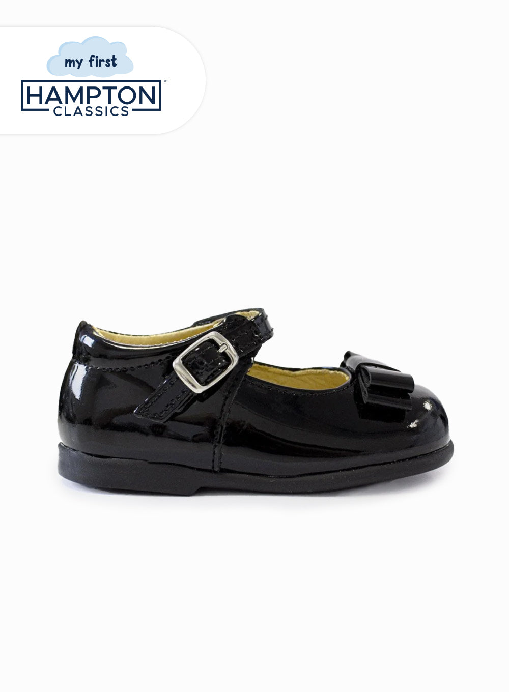 My First Hampton Classics Josephine First Walkers In Black Patent ...