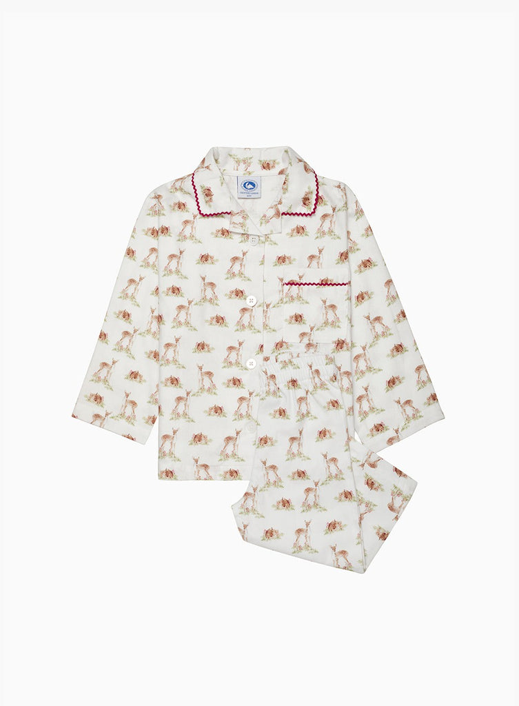 Original Pyjama Company Pyjamas Cosy Fawn Woodland Pyjamas