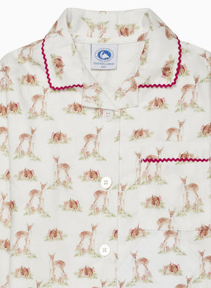 Original Pyjama Company Pyjamas Cosy Fawn Woodland Pyjamas