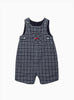 Thomas Brown Bib Shorts Baby Archie Romper in Car