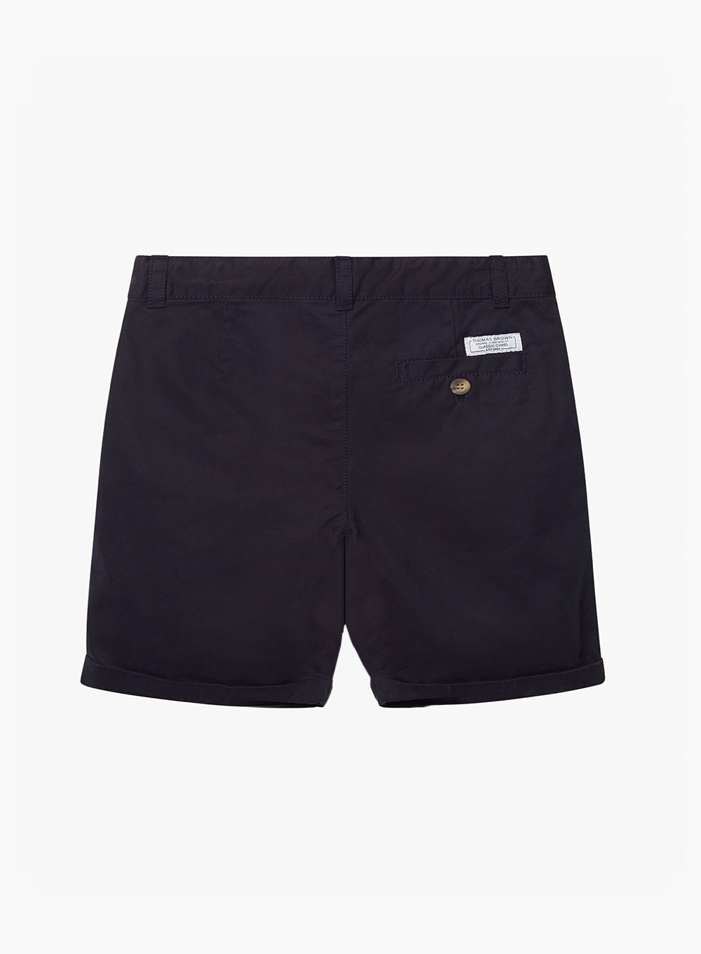 Boys Charlie Chino Shorts in Navy Blue Trotters