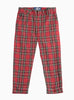 Thomas Brown Trousers Donald Trousers in Red Tartan