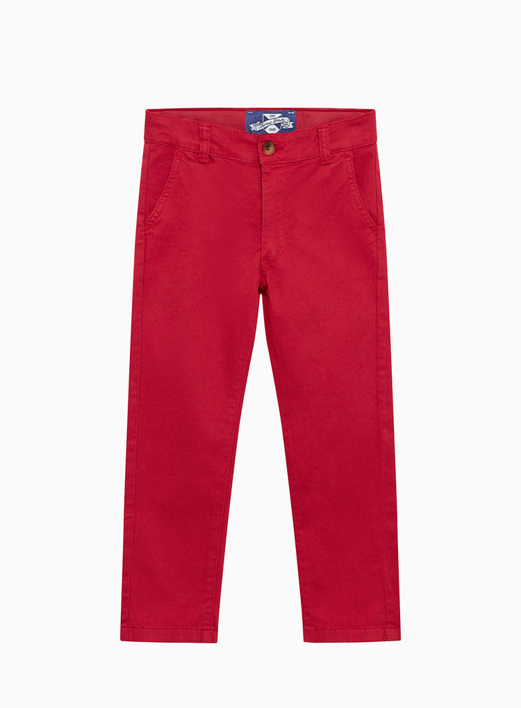 Thomas Brown Trousers Jacob Trousers in Red