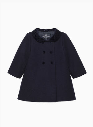 Trotters Heritage Coat Baby Classic Coat in Navy