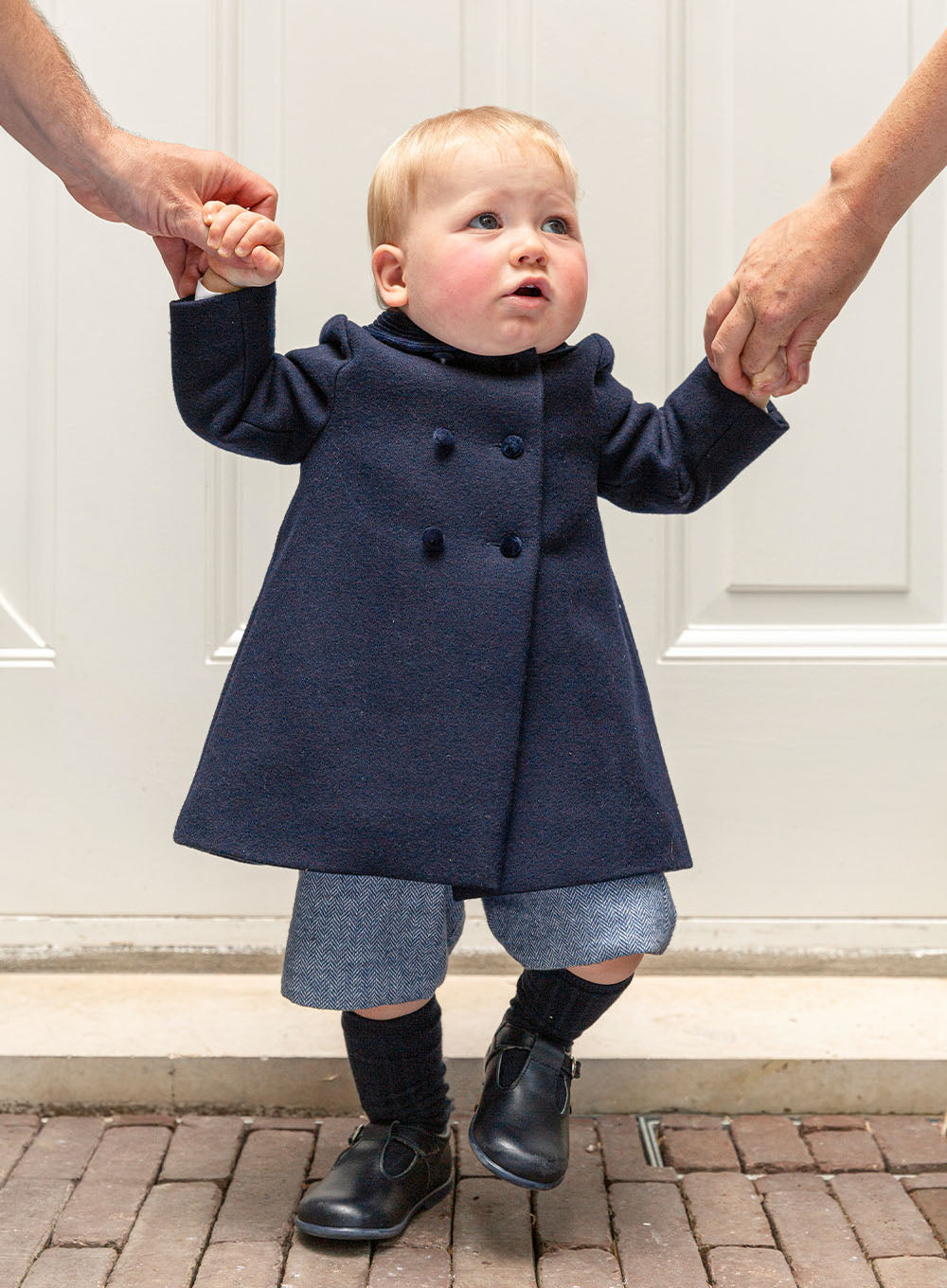 Baby navy coat on sale